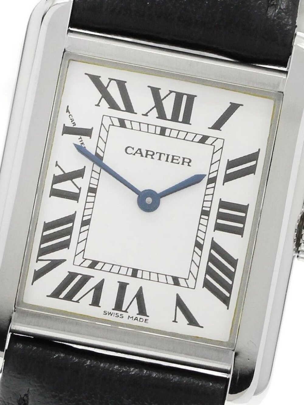 CARTIER Tank solo SM WSTA0030 Silver Dial Quartz Ladies Watch_958799 - Picture 1 of 7